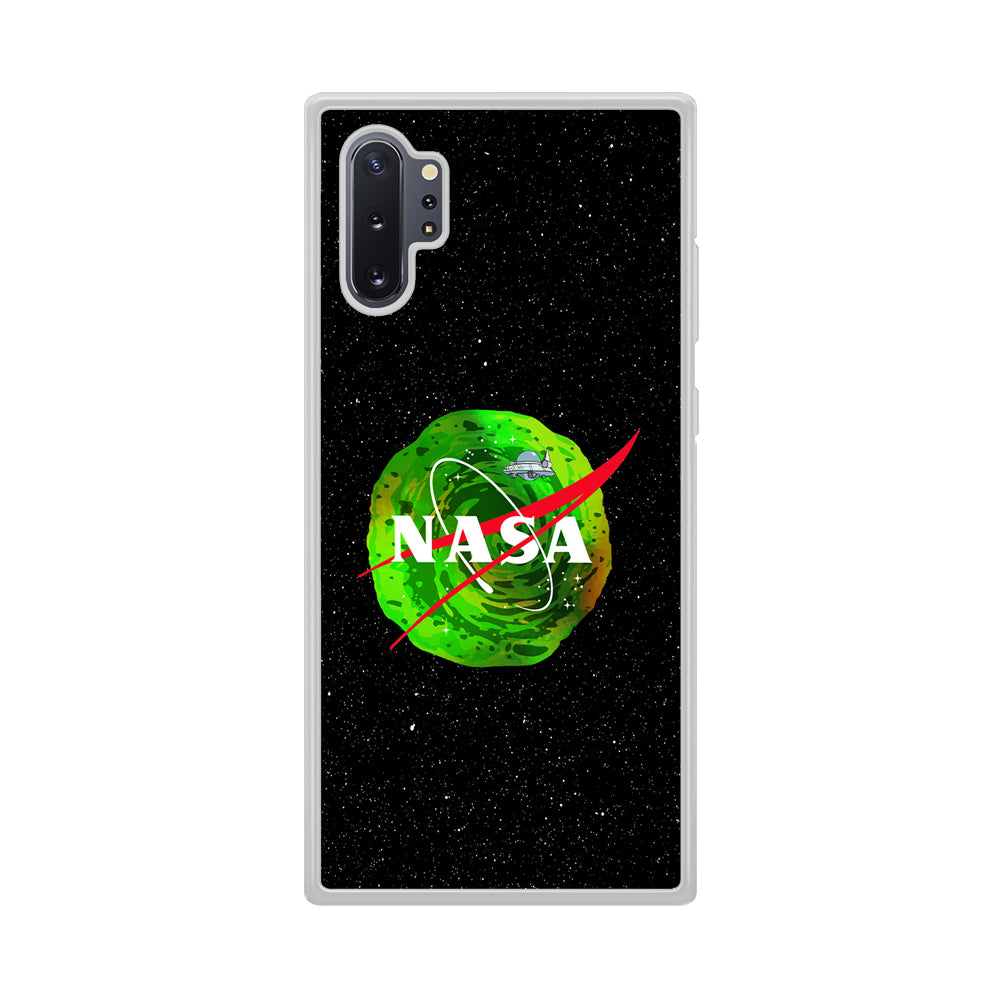 Nasa Rick and Morty Portal Samsung Galaxy Note 10 Plus Case