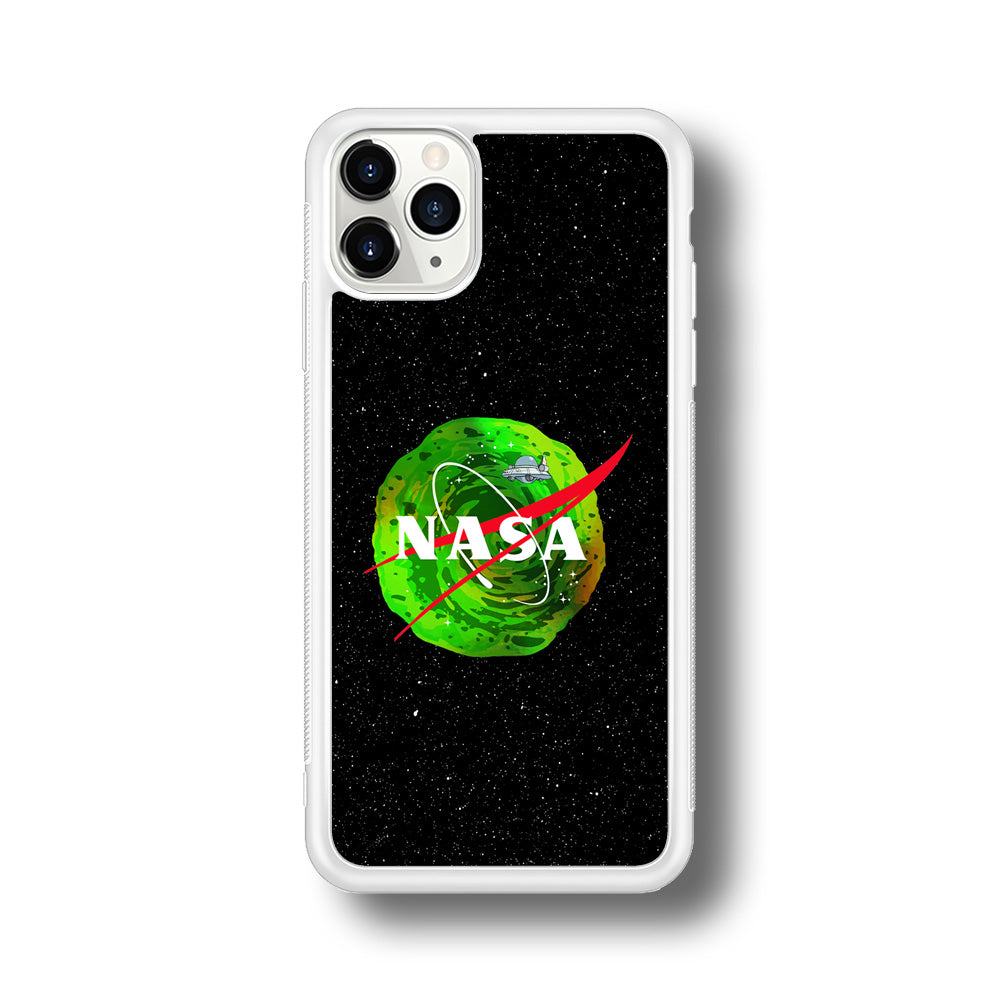 Nasa Rick and Morty Portal iPhone 11 Pro Case