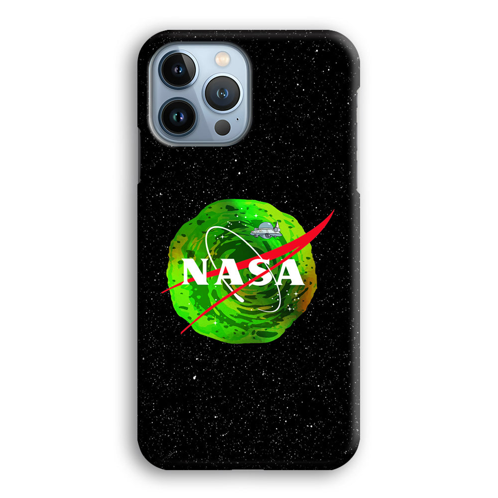 Nasa Rick and Morty Portal iPhone 13 Pro Case