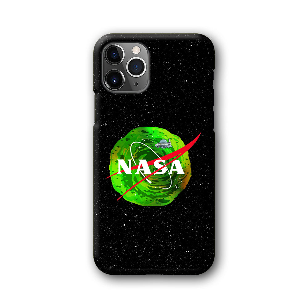 Nasa Rick and Morty Portal iPhone 11 Pro Case