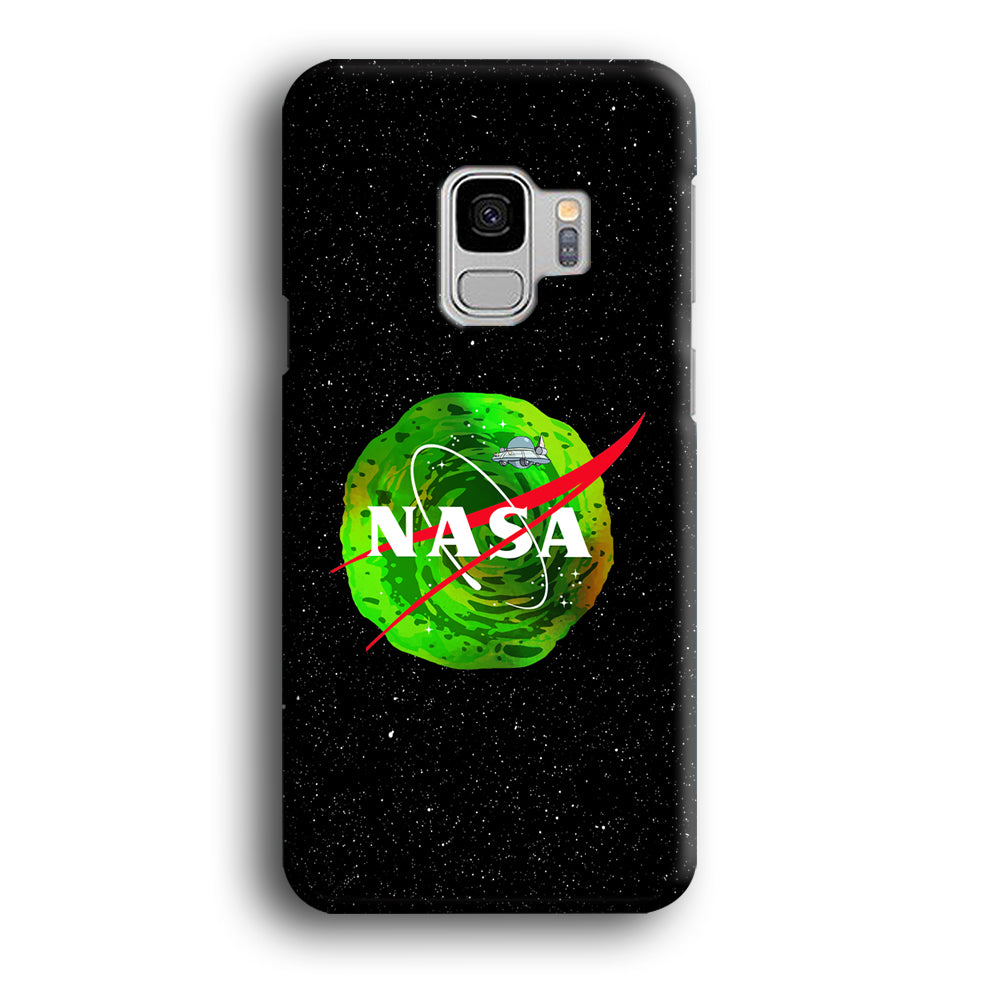 Nasa Rick and Morty Portal Samsung Galaxy S9 Case