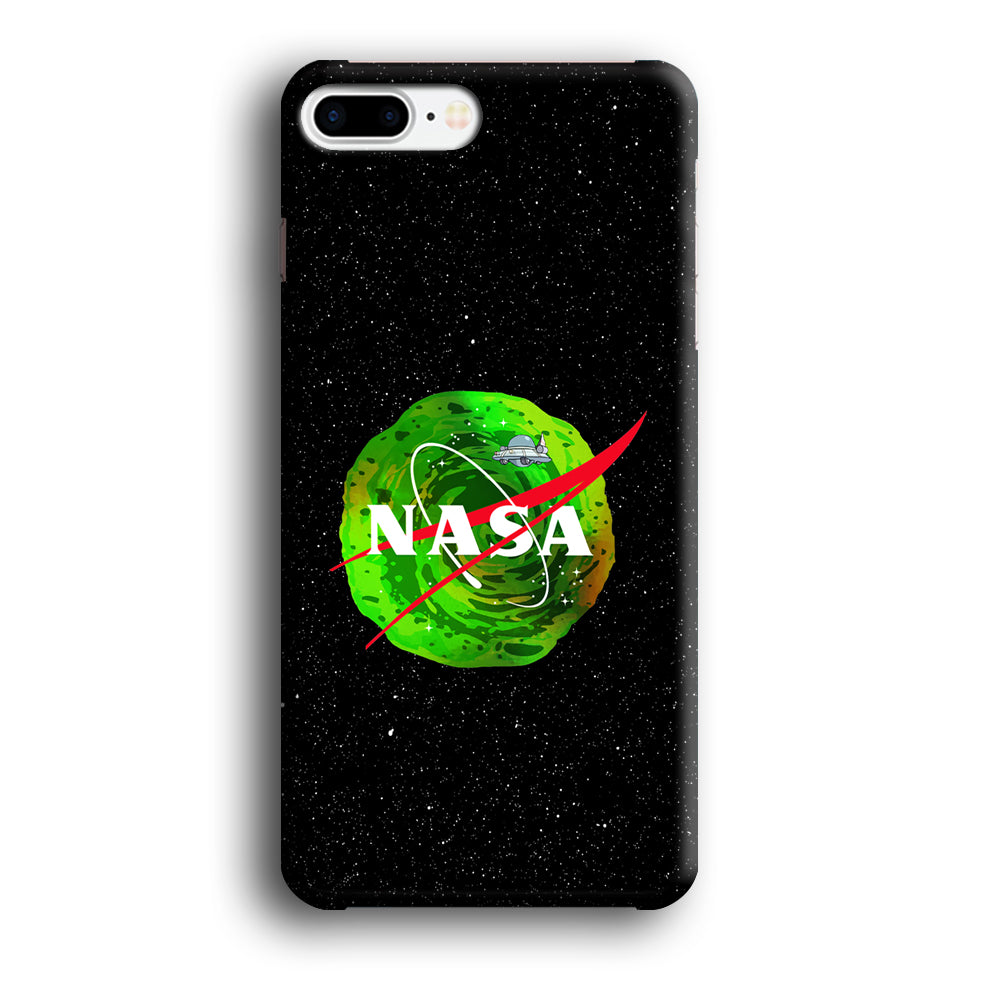 Nasa Rick and Morty Portal iPhone 7 Plus Case