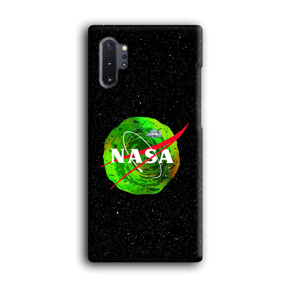 Nasa Rick and Morty Portal Samsung Galaxy Note 10 Plus Case