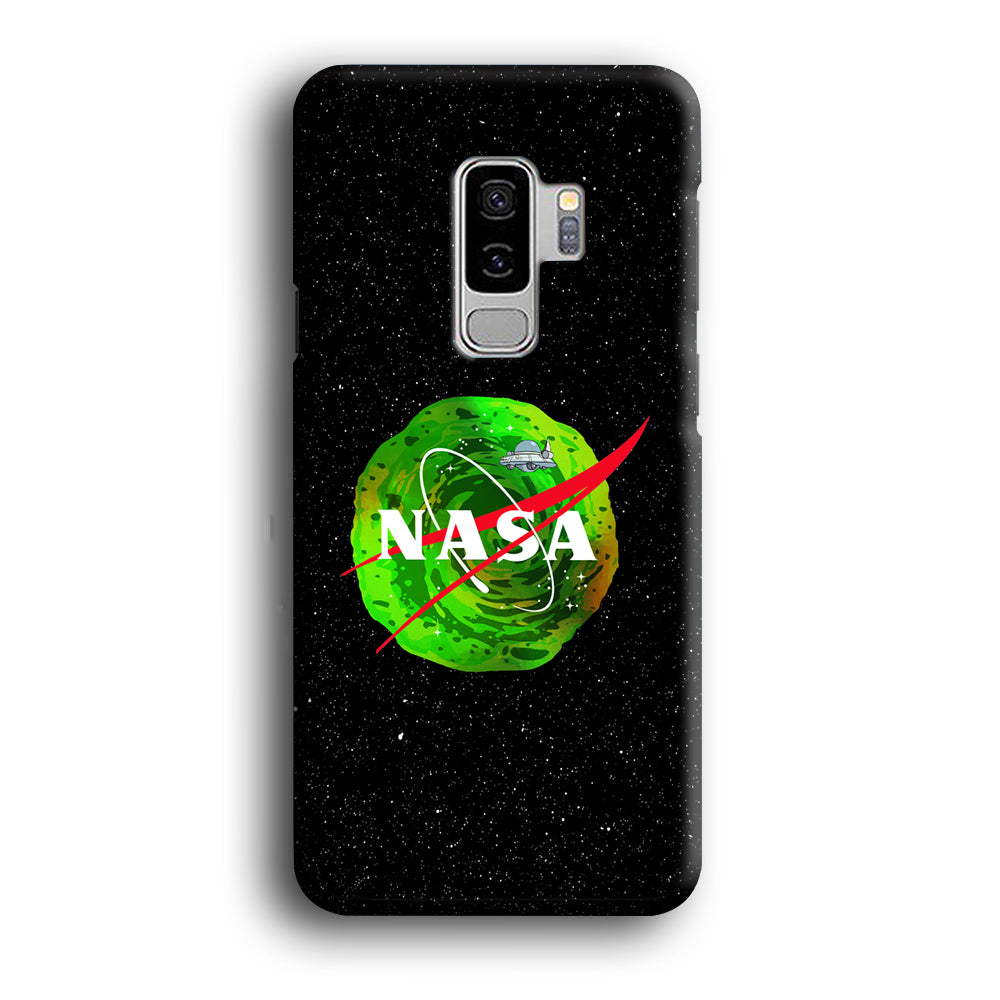 Nasa Rick and Morty Portal Samsung Galaxy S9 Plus Case