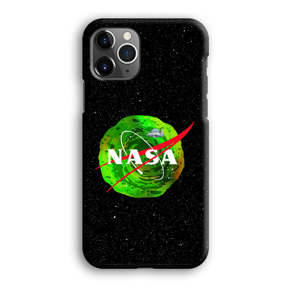 Nasa Rick and Morty Portal iPhone 12 Pro Case