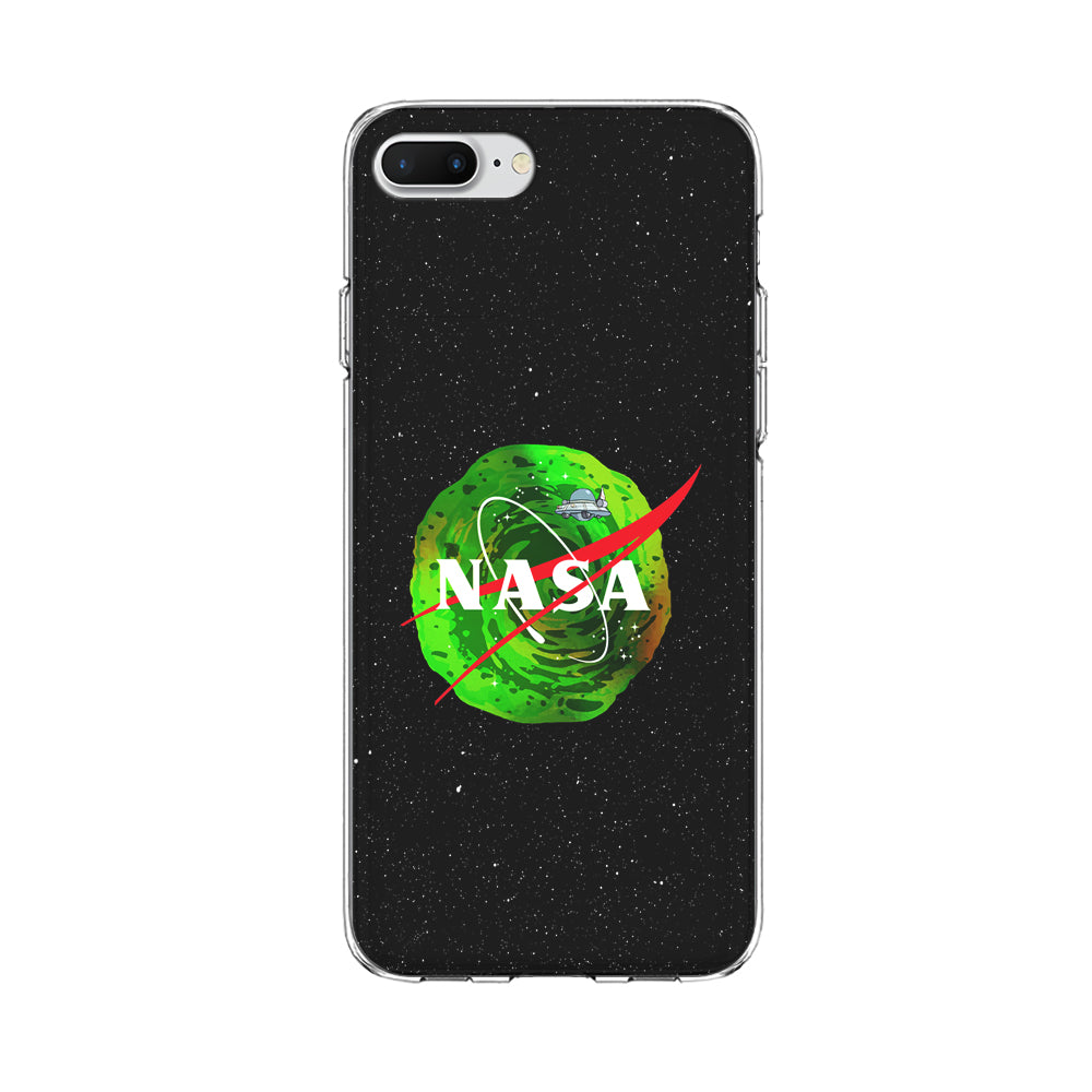 Nasa Rick and Morty Portal iPhone 7 Plus Case