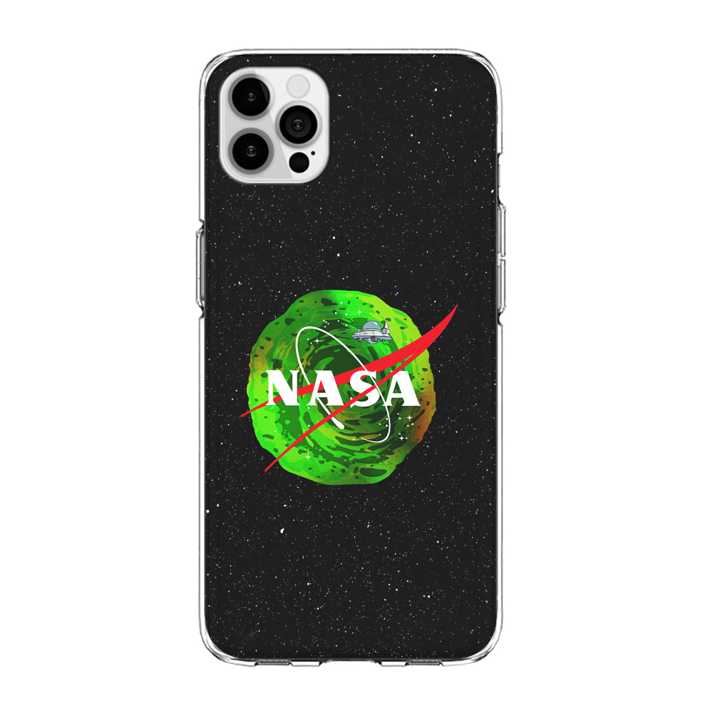 Nasa Rick and Morty Portal iPhone 13 Pro Case