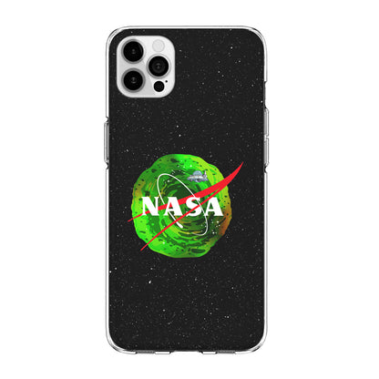 Nasa Rick and Morty Portal iPhone 15 Pro Max Case