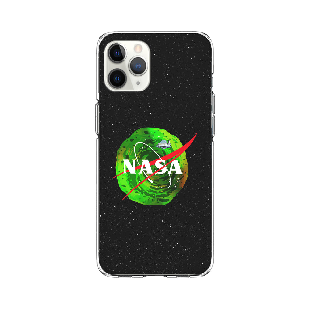 Nasa Rick and Morty Portal iPhone 11 Pro Case