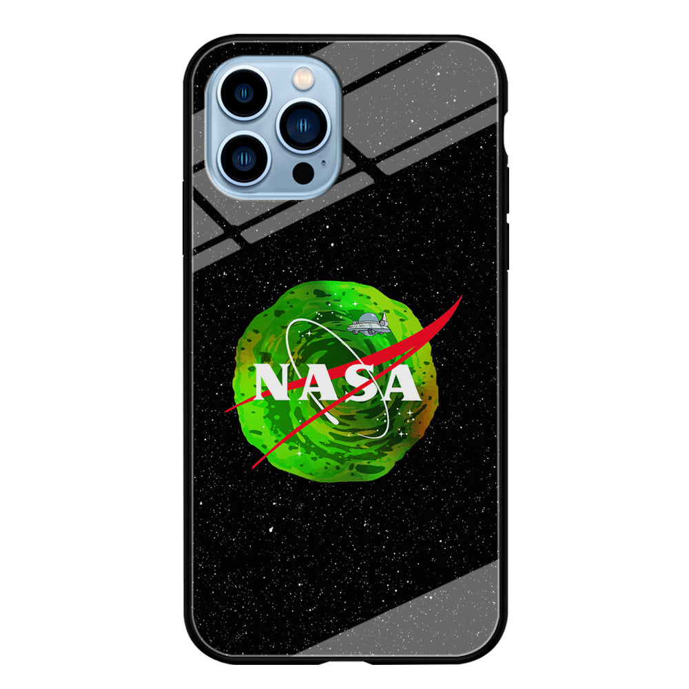 Nasa Rick and Morty Portal iPhone 13 Pro Case