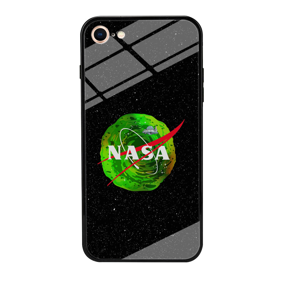 Nasa Rick and Morty Portal iPhone SE 3 2022 Case