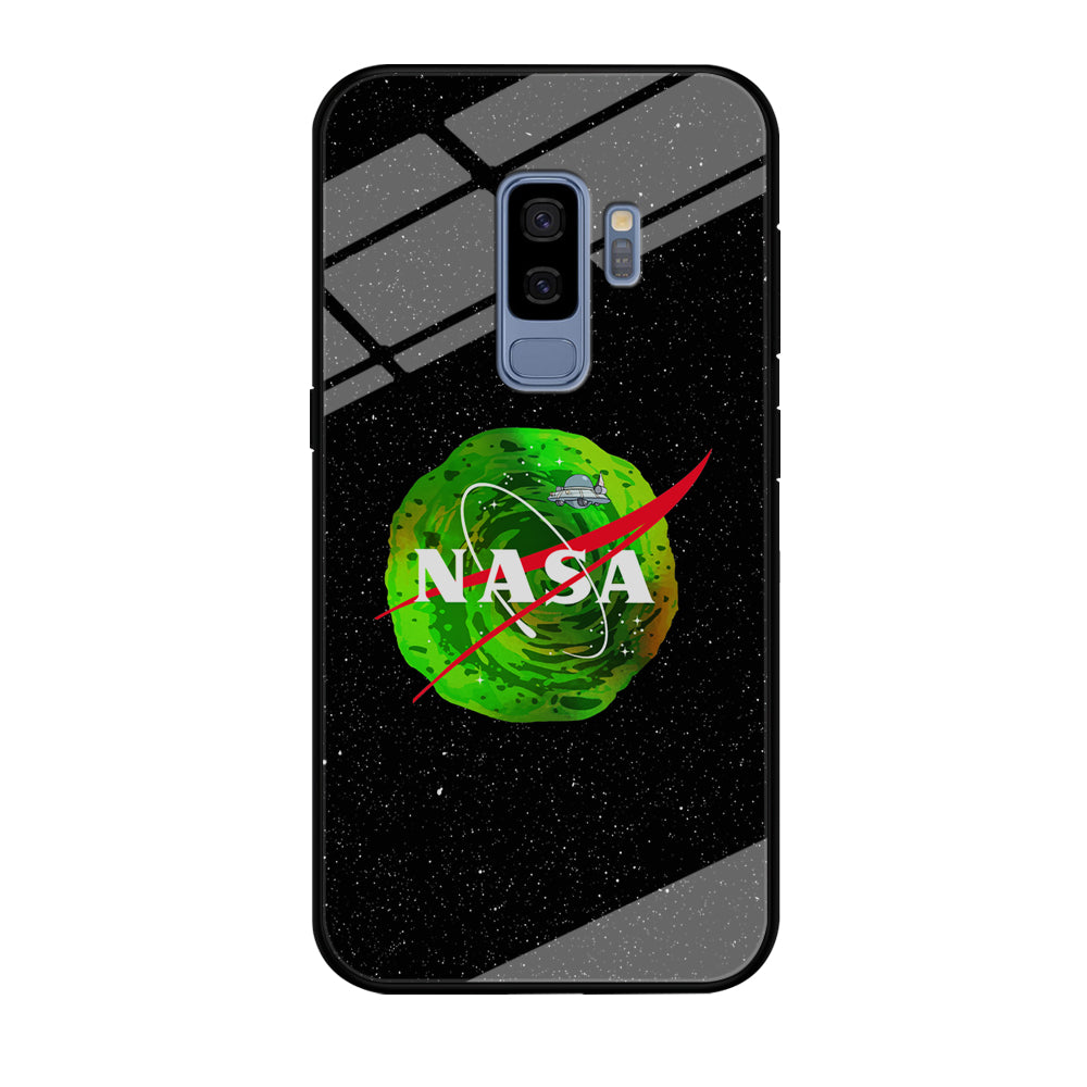 Nasa Rick and Morty Portal Samsung Galaxy S9 Plus Case