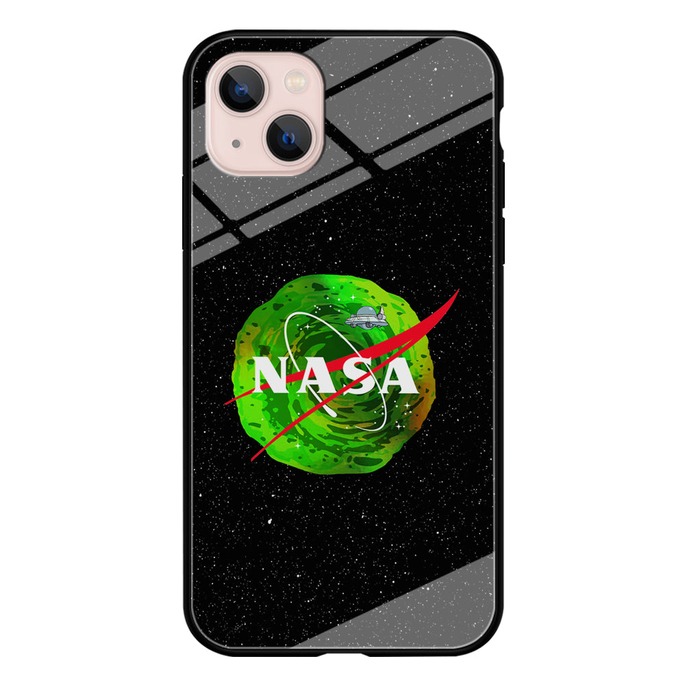 Nasa Rick and Morty Portal iPhone 13 Mini Case