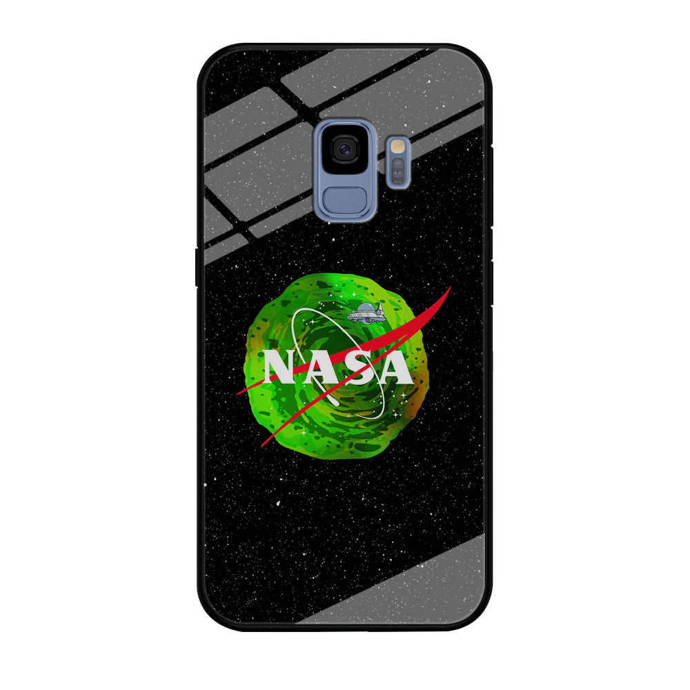 Nasa Rick and Morty Portal Samsung Galaxy S9 Case