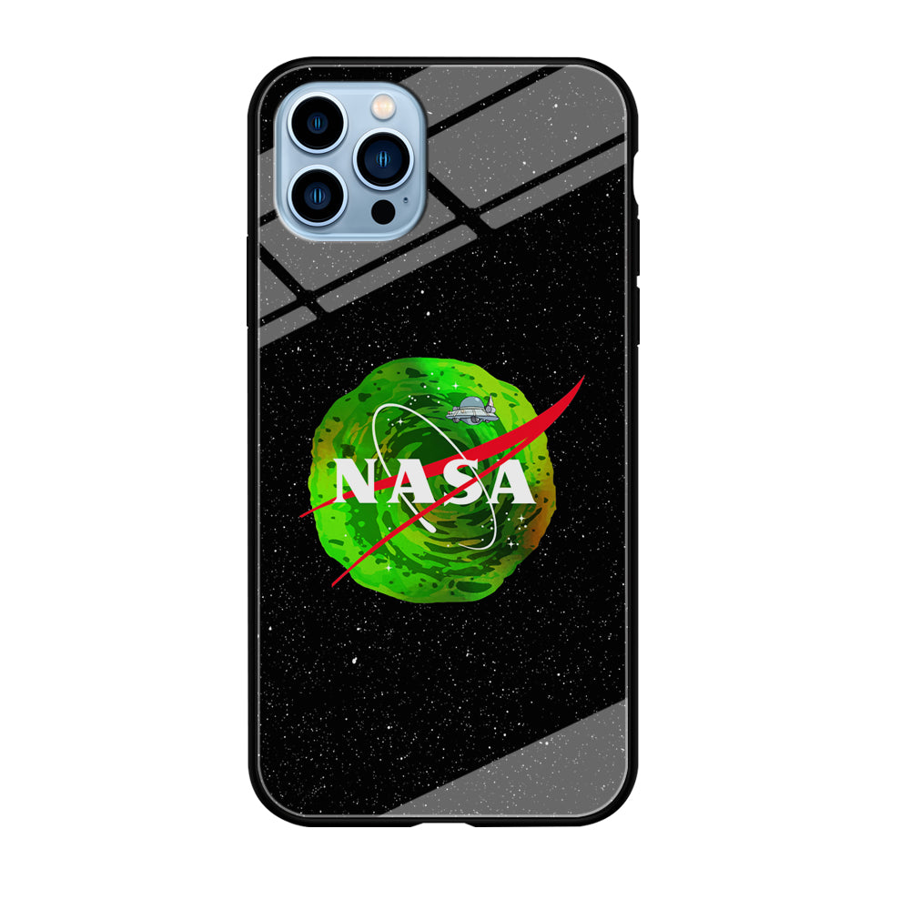 Nasa Rick and Morty Portal iPhone 12 Pro Case