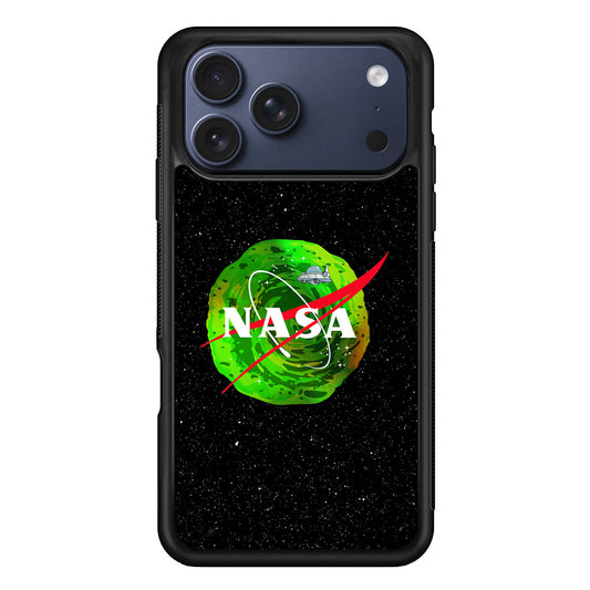 Nasa Rick and Morty Portal iPhone 17 Pro Max Case - Altracase