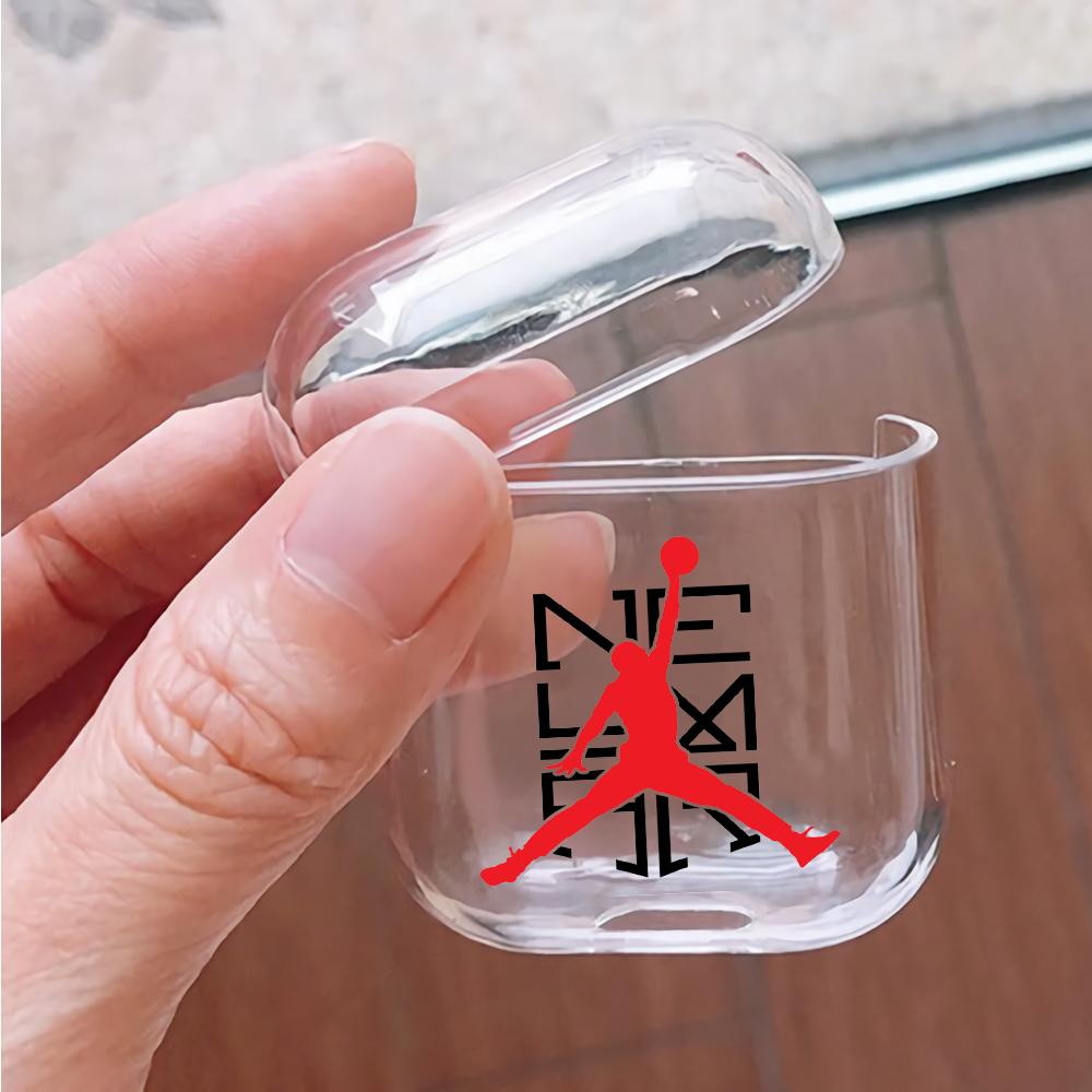 Neymar Jordan Logo Hard Plastic Protective Clear Case Cover For Apple Airpods-AirPod Case-Altracase
