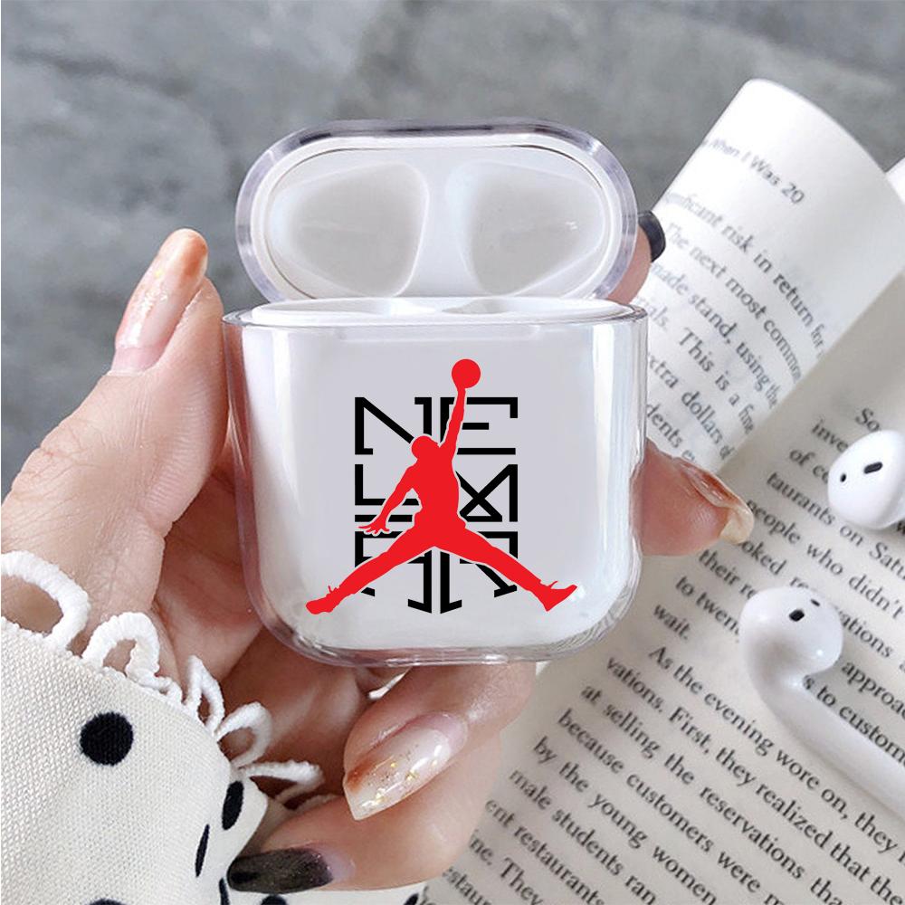 Neymar Jordan Logo Hard Plastic Protective Clear Case Cover For Apple Airpods-AirPod Case-Altracase