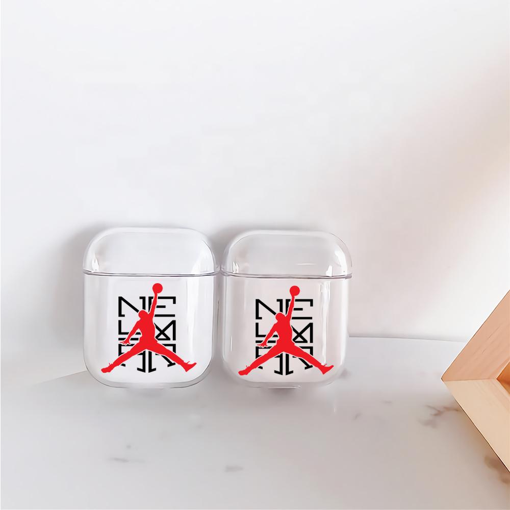 Neymar Jordan Logo Hard Plastic Protective Clear Case Cover For Apple Airpods-AirPod Case-Altracase