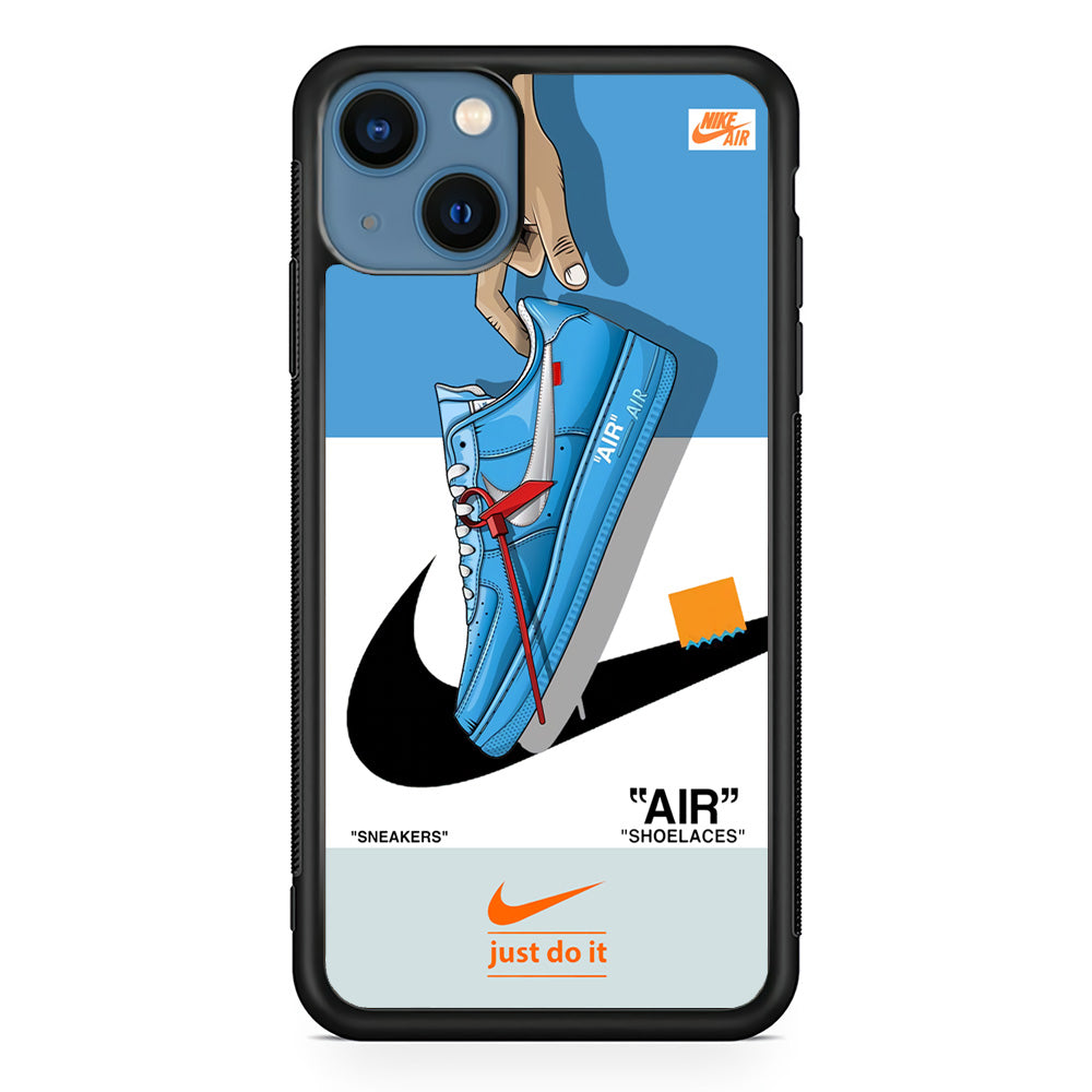 Nike Air Sneakers Max iPhone 15 Case-Mobile Phone Case-Rubber Black (2D Case)-Altracase