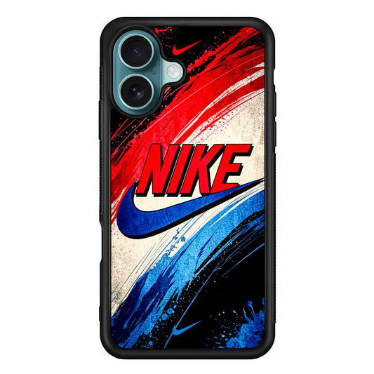 Nike Artistic Colorful Splash iPhone 16 Plus Case - Altracase