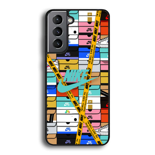 Nike Box Shoes Collage Samsung Galaxy A16 Case-Mobile Phone Case-Rubber Black (2D Case)-Altracase