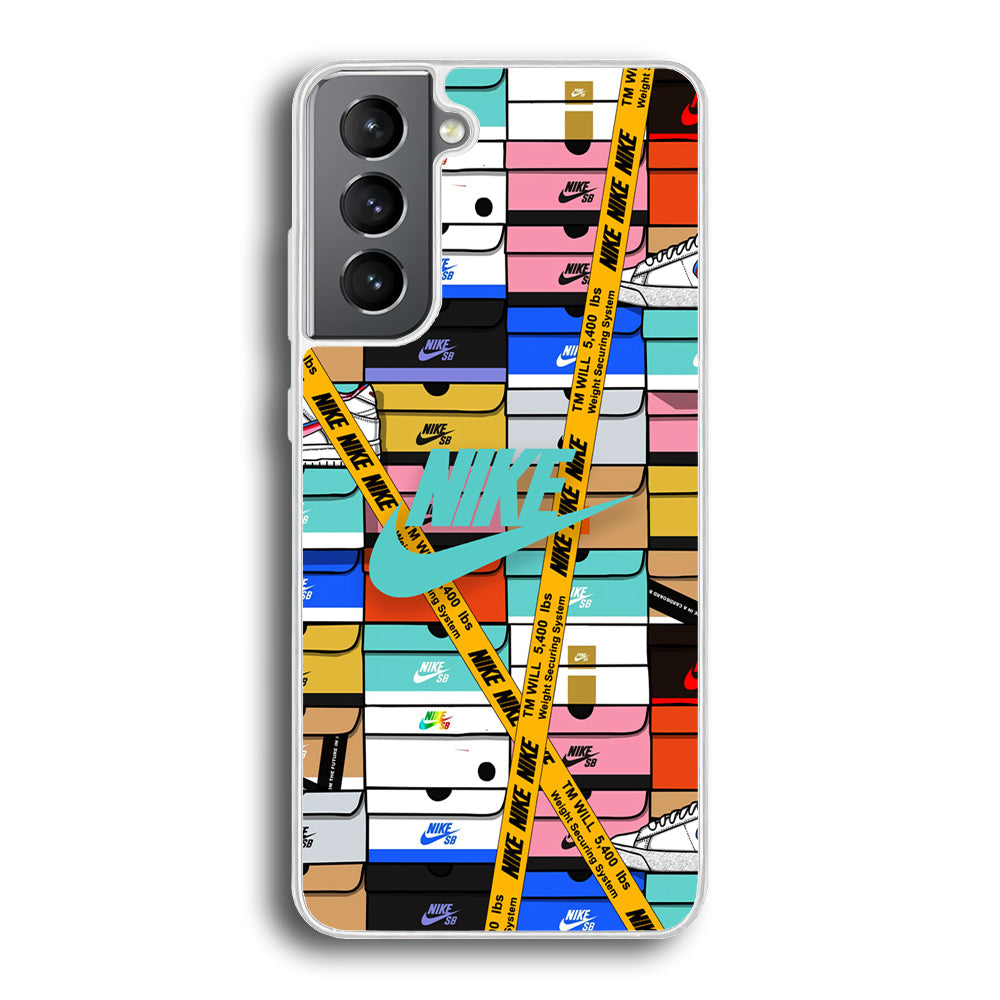 Nike Box Shoes Collage Samsung Galaxy S23 Case