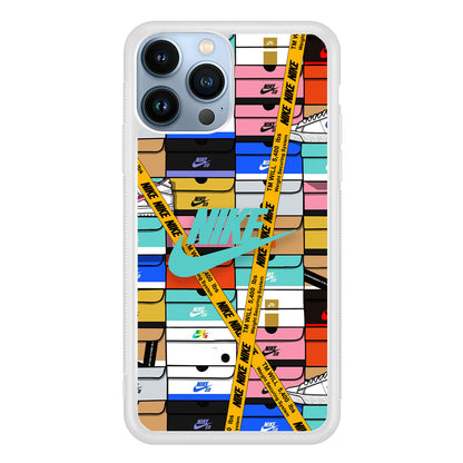 Nike Box Shoes Collage iPhone 15 Pro Case