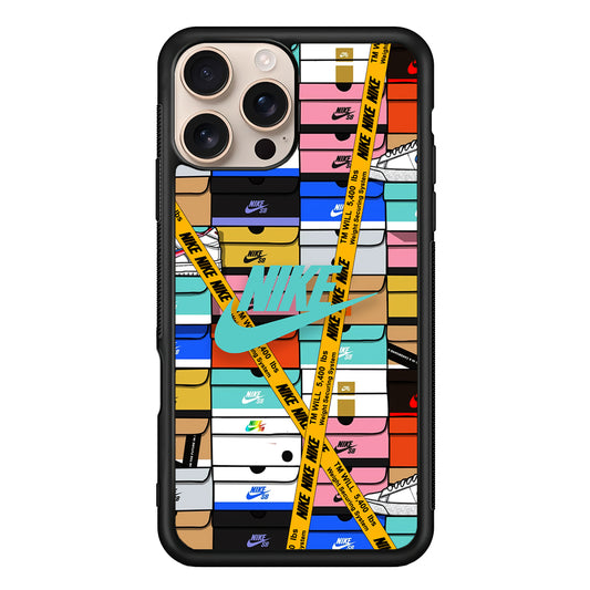 Nike Box Shoes Collage iPhone 16 Pro Case - Altracase