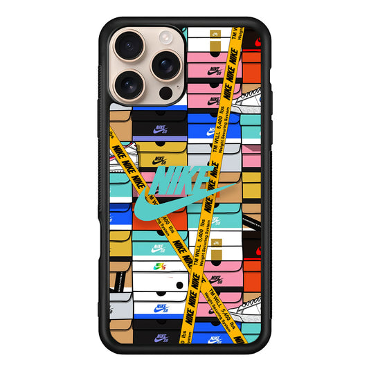 Nike Box Shoes Collage iPhone 16 Pro Max Case - Altracase
