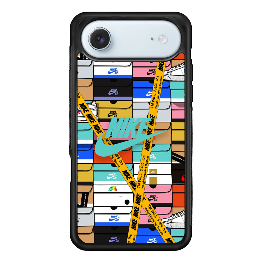 Nike Box Shoes Collage iPhone 17 Air Case - Altracase