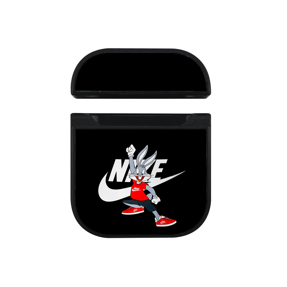 Nike Bugs Bunny Sporty Apple AirPods Case-AirPod Case-Black-Altracase