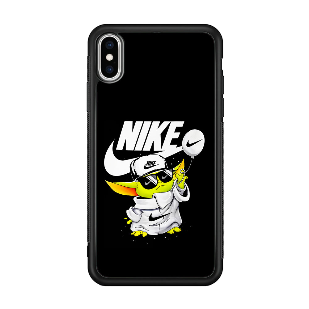 Nike Chibi Yoda Star Wars iPhone Xs Max Case