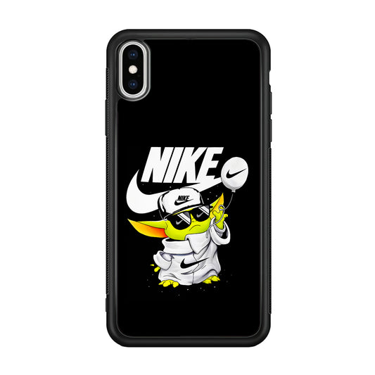 Nike Chibi Yoda Star Wars iPhone Xs Max Case