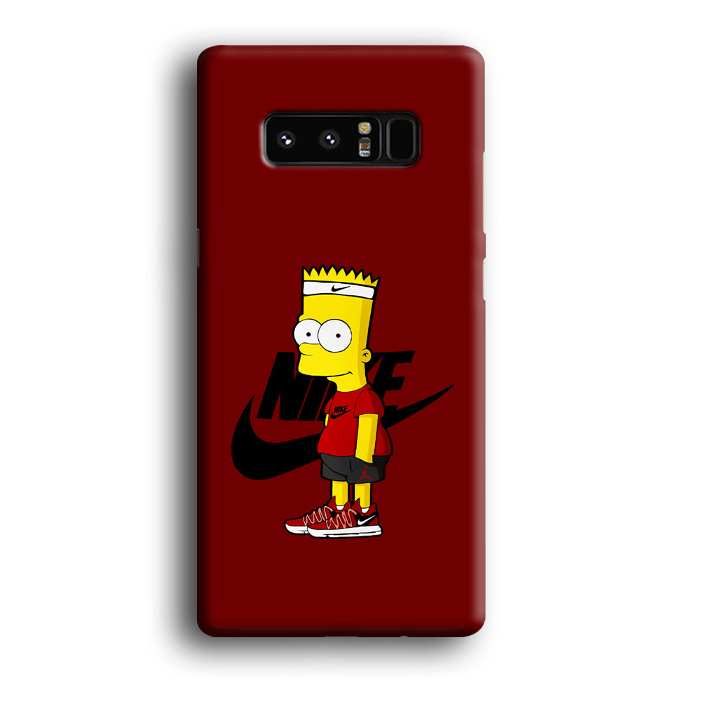 Nike Cool Bart Simpson Samsung Galaxy Note 8 Case