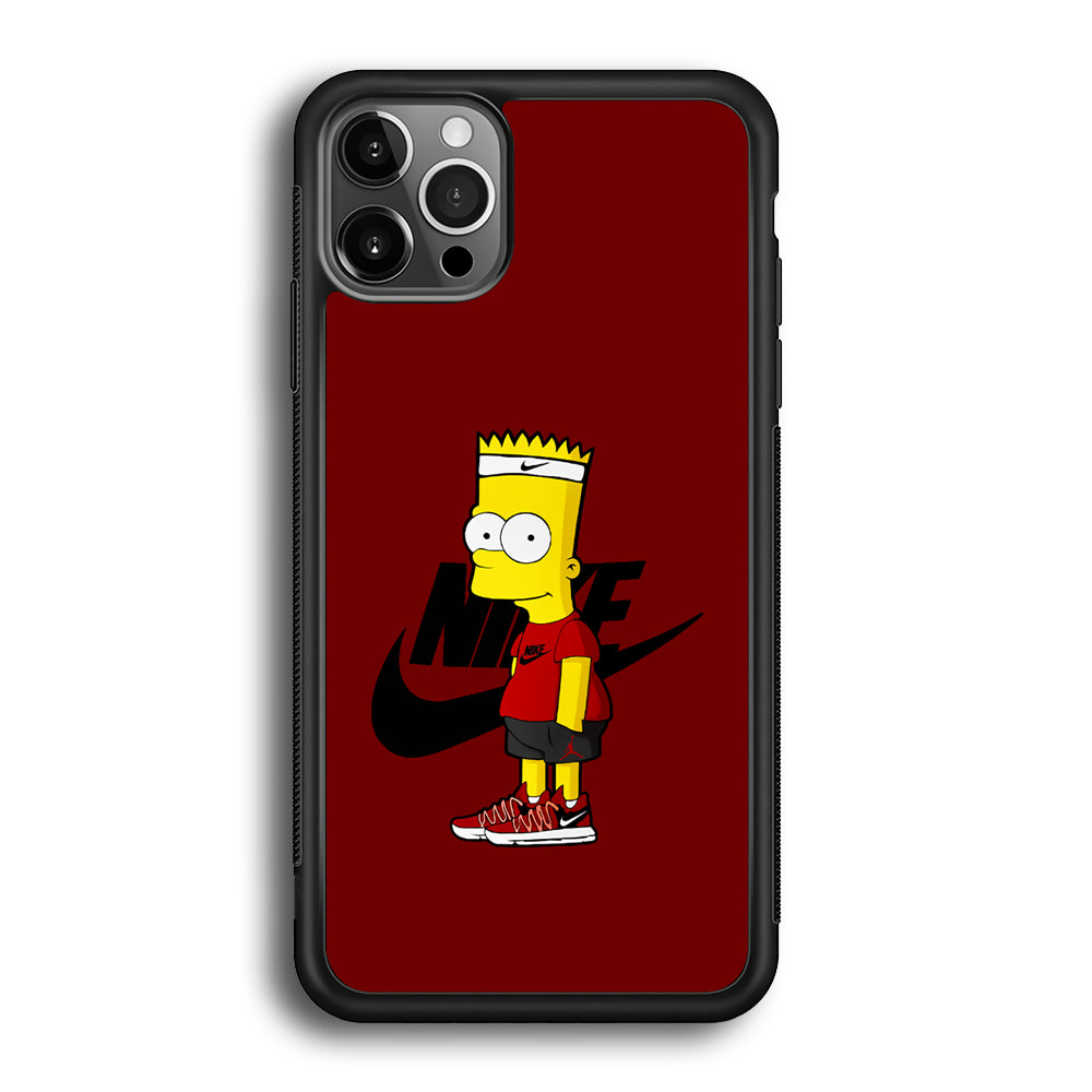 Nike Cool Bart Simpson iPhone 12 Pro Case