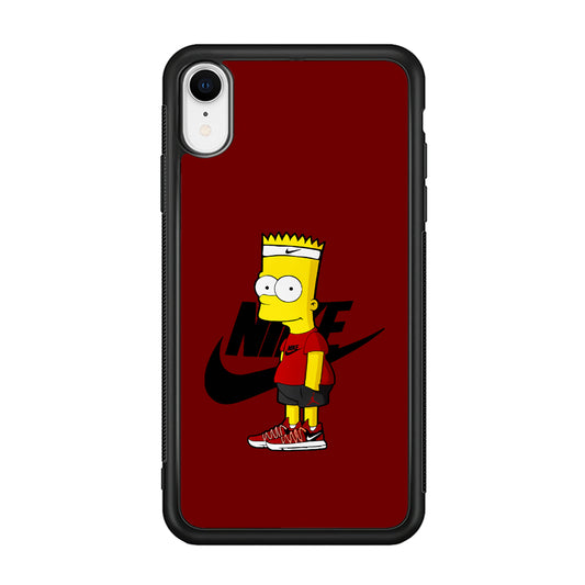 Nike Cool Bart Simpson iPhone XR Case