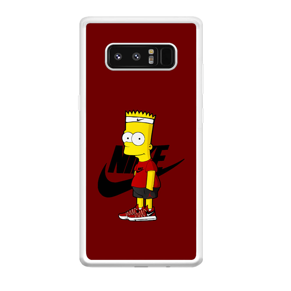 Nike Cool Bart Simpson Samsung Galaxy Note 8 Case