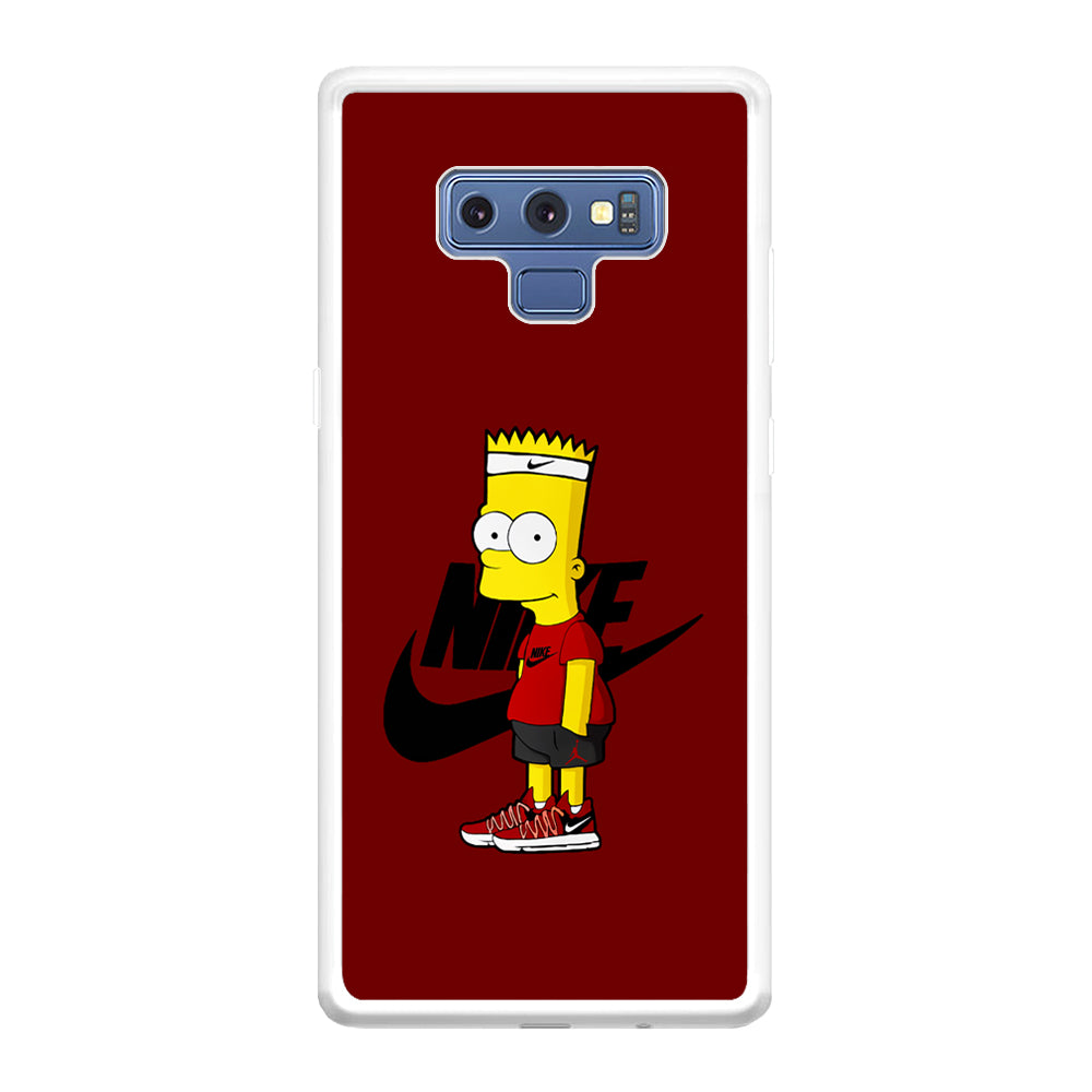 Nike Cool Bart Simpson Samsung Galaxy Note 9 Case