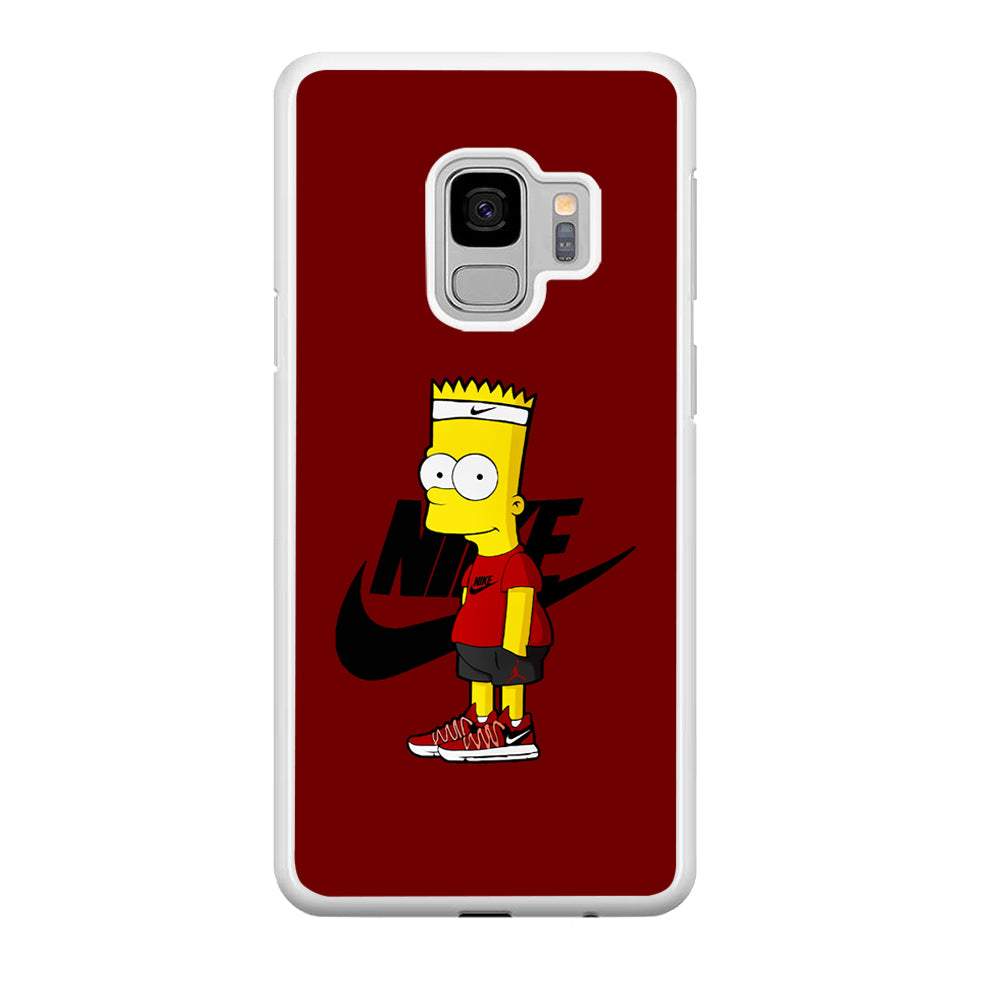 Nike Cool Bart Simpson Samsung Galaxy S9 Case