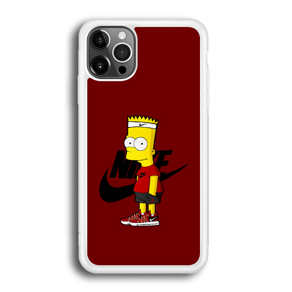 Nike Cool Bart Simpson iPhone 12 Pro Case