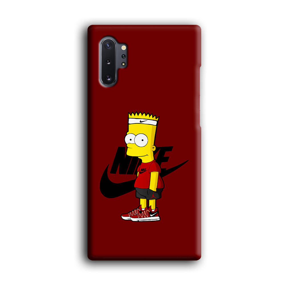 Nike Cool Bart Simpson Samsung Galaxy Note 10 Plus Case