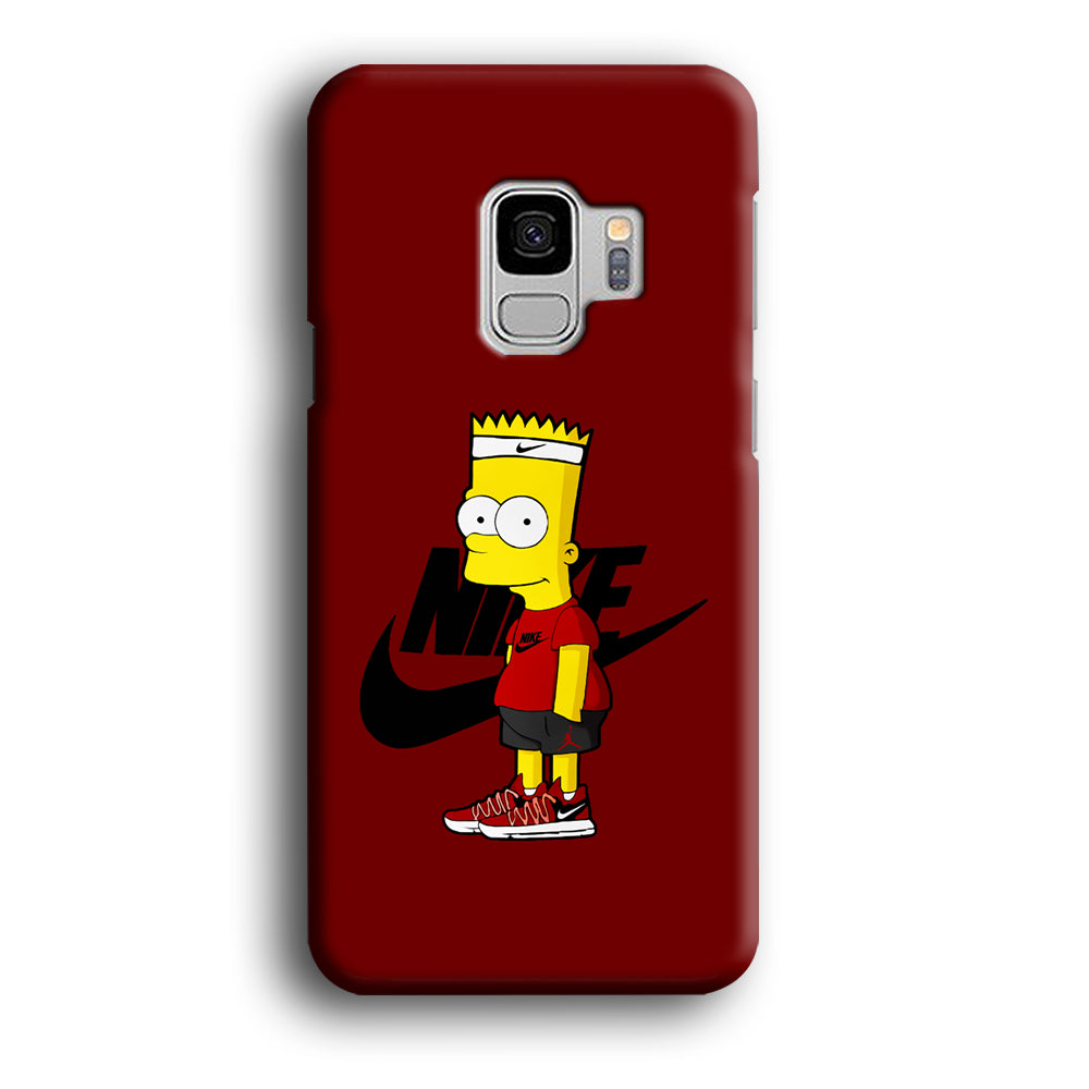 Nike Cool Bart Simpson Samsung Galaxy S9 Case