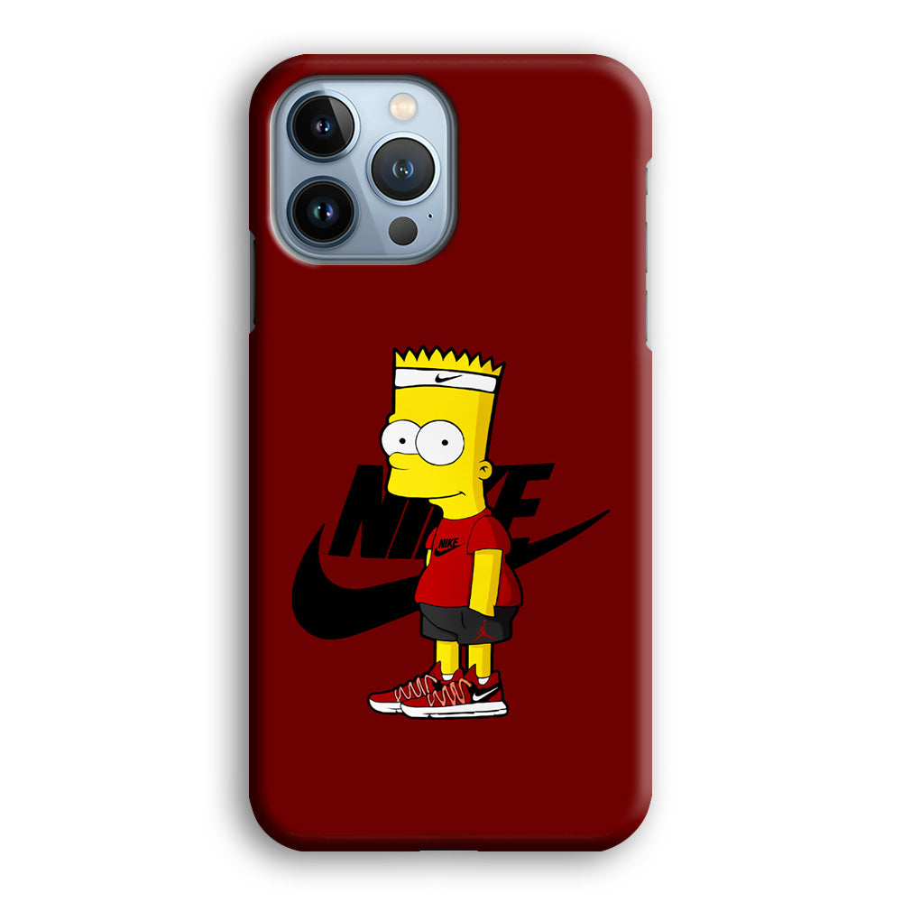 Nike Cool Bart Simpson iPhone 13 Pro Case