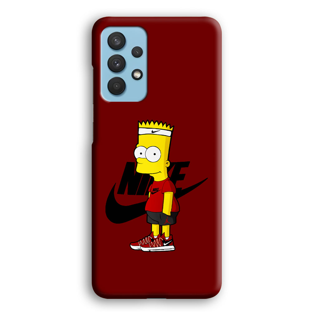 Nike Cool Bart Simpson Samsung Galaxy A32 Case