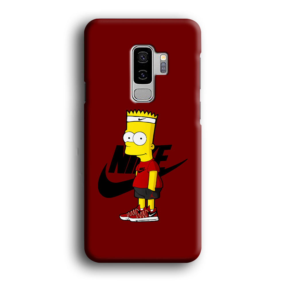 Nike Cool Bart Simpson Samsung Galaxy S9 Plus Case