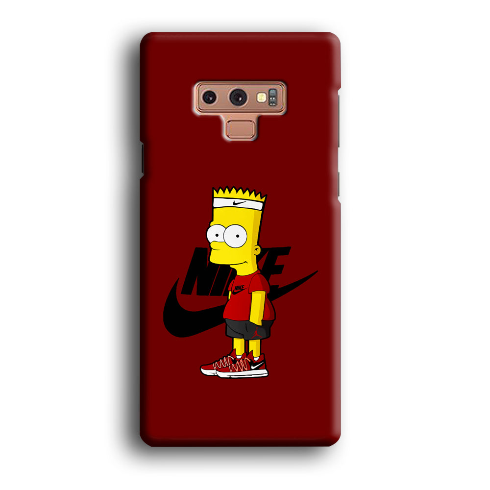 Nike Cool Bart Simpson Samsung Galaxy Note 9 Case