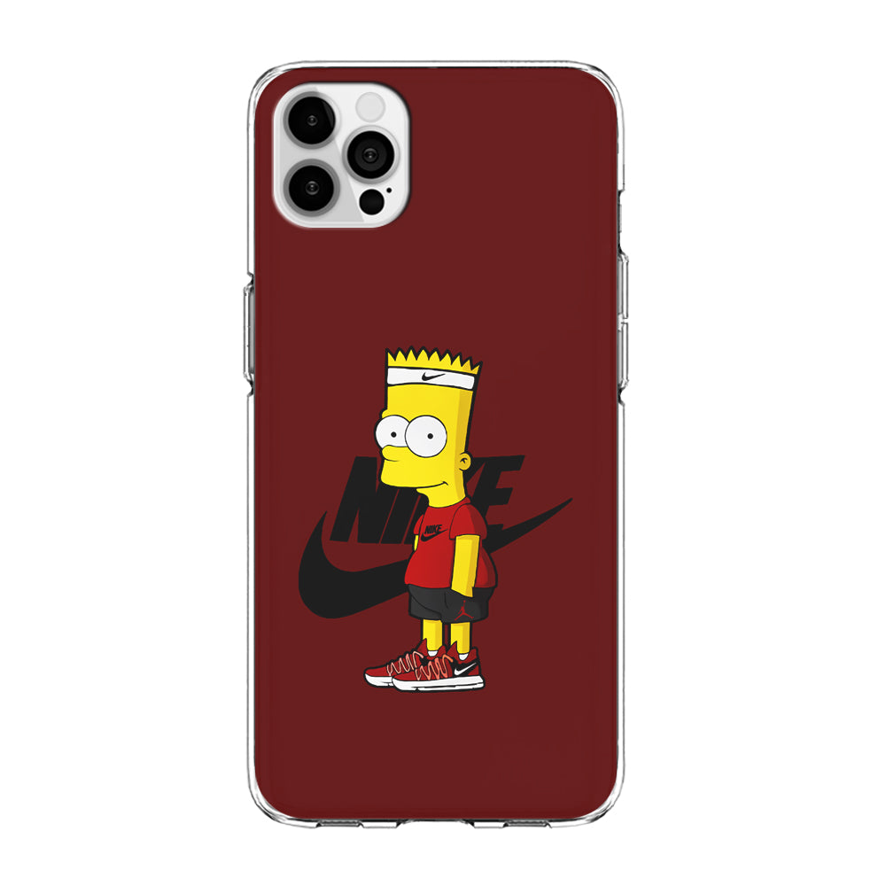 Nike Cool Bart Simpson iPhone 12 Pro Case