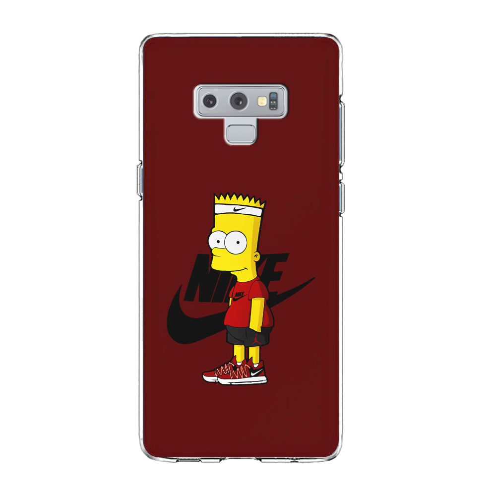 Nike Cool Bart Simpson Samsung Galaxy Note 9 Case