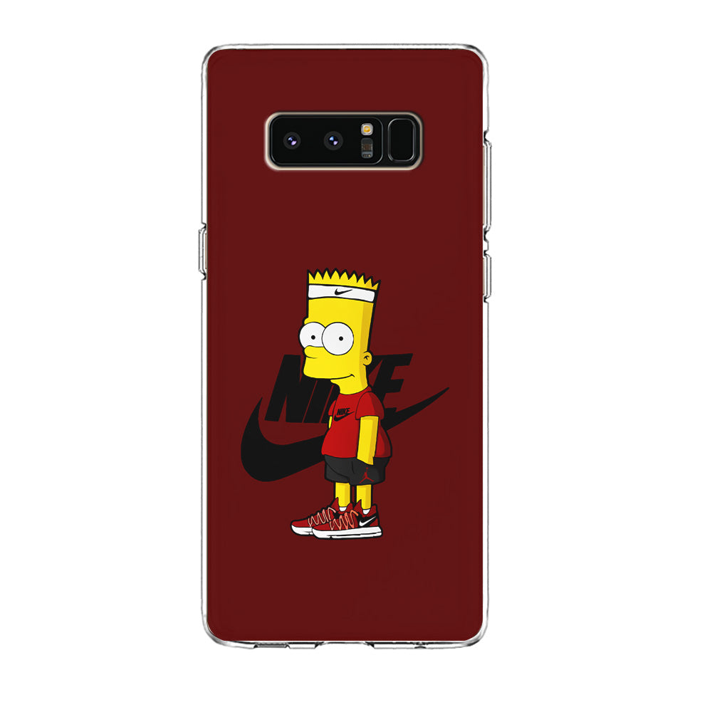 Nike Cool Bart Simpson Samsung Galaxy Note 8 Case